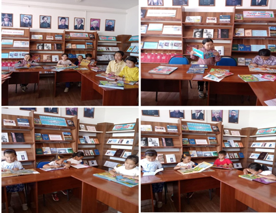 «Бақытты балалар бейбіт елдің тірегі» атты кітап көрмесі