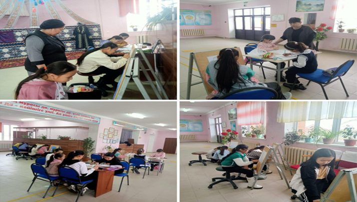 «Қысқы көріністер»  атты сурет салу шарасы